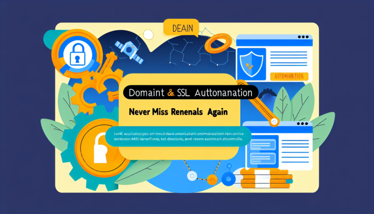 Domain & SSL Management: Automating Renewals and Expirations in WHMCS